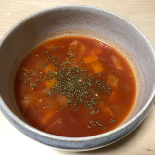 残ったトマト缶で！ミネストローネ